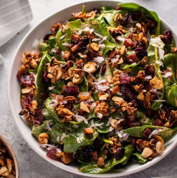 Christmas Salad With Pancetta, Chanterelles And Pine Nuts